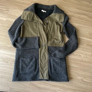 Longer Sweater and Utility Jacket